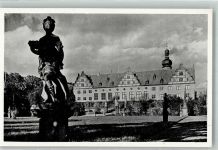 97990 W6992 Weikersheim Foto AK Schloss Park