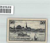 47495 W4134 Orsoy , Niederrhein 1921 Notgeldschein 50 Pfennig Rathaus