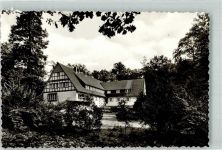 59755 W5760 Neheim-Hüsten Foto AK Waldarbeiterschule
