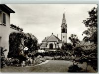 77855 W7590 Achern , Baden Foto AK Ev. Kirche