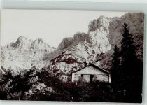 Mittenwalder Hütte 1916 Foto AK Fotograf Irl