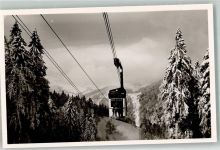 W7800 Freiburg im Breisgau Schauinsland Winter Schwebebahn Foto AK