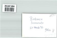 69488 W6943 Birkenau , Odenw FOTO KEINE AK Sonnenuhr am Haus Ort handschriftlich Foto Original aus Archiv eines Ansichtskartenverlags