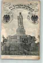 W2000 Hamburg Spruch Adler Bismarckdenkmal 1913