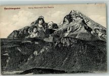W8240 Berchtesgaden Familie Watzmann Berggesicht 1918