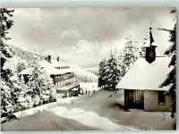 77889 W7596 Seebach , Baden Foto AK Hotel Mummelsee Winter