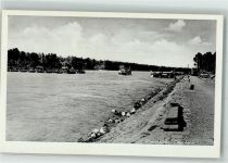 77963 W7635 Ottenheim , Schwarzw - Rheinbrücke Schiffsbrücke