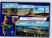 25997 W2284 Hörnum Sylt - Leuchtturm Hafen Kersigsiedlung