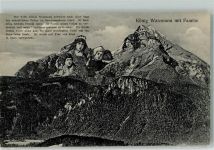 W8240 Berchtesgaden Familie Watzmann Spruch Berggesicht