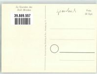sign. Laabs Fingerhut Kunstverlag Gerbig u. Co. Blinde Künstlerkarte
