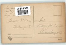 Kind Blumen an die Tür klopfen Cramer, M. (Rie) Künstlerkarte