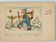 Weihnachten Puppe Vögel Nikolaus