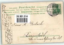Tannenduft Verlag C. Schmidt Tannenzapfen Duftkarte 1907