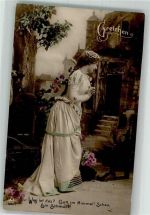 Photochemie Serie 4034-1 koloriert Gretchen 1907 Foto AK