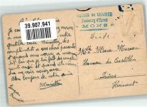 Großer Hund 1914 Künstlerkarte