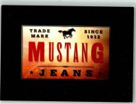 W7118 Künzelsau Mustang Jeans Werbung Mode Werbe AK