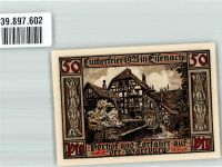 O5900 Eisenach , Thür 50 Pfennig Torfahrt auf der Wartburg Notgeld Deutschland