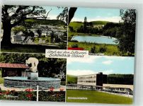 35745 W6348 Schönbach , Dillkr - Schwimmbad Denkmal Dorfbrunnen Bär Mittelpunktschule