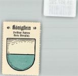92281 W8459 Königstein , Oberpf Vignette Wappen