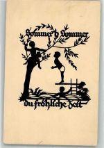 Sommer du fröhliche Zeit Kinder Schwindt, A. Künstlerkarte