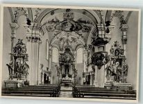 73072 W7076 Hohenrechberg , Württ - Wallfahrts- Kirche innen
