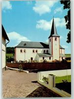 54579 W5538 Niederehe - Kirche St. Leodegar mit Friedhof
