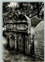 Prag Praha Grabmal des Jehuda Löw Jüdischer Friedhof