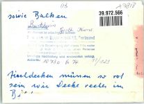 79235 W7818 Burkheim , Kaiserstuhl FOTO KEINE AK Gasthaus Krone Ort handschriftlich Foto Original aus Archiv eines Ansichtskartenverlags