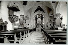 93453 W8497 Neukirchen b Hl Blut FOTO KEINE AK Inneres der Wallfahrtskirche Neukirchen beim heiligen Blut Foto Original aus Archiv eines Ansichtskartenverlags Ort handschriftlich