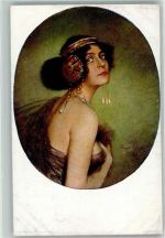 sign. Pausinger Salome Nr. 4 Passepartout E. A. Seemann Künstlerkarte