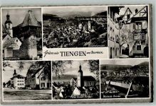 79761 W7890 Tiengen , Hochrhein - Bahnhofstrasse Storchenturm Alter Winkel