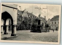 59368 W4712 Werne Foto AK Denkmal Marktplatz