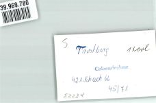 83308 W8223 Trostberg FOTO KEINE AK mit St. Andreas Kirche Foto Original aus Archiv eines Ansichtskartenverlags Ort handschriftlich