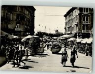 Rijeka Fiume 1967 Foto AK Geschäft Straße Naveca luka na Jadranu