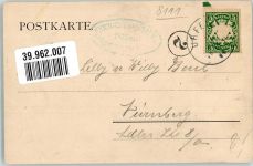 82431 W8111 Herzogstand 1904 Künstlerkarte Herzogstand-Gasthaus Hüttenstempel