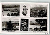 82418 W8110 Seehausen a. Staffelsee - St. Uli und Strandhotel Murnau