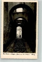 83410 W8229 Laufen , Salzach Foto AK Gasse mit Schwibbögen