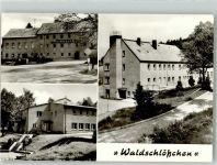 09427 O9373 Ehrenfriedersdorf Foto AK Pension Reichsbahn-Erholungsheim Waldschlößchen
