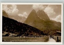 82491 W8104 Hammersbach Foto AK Waxenstein Höllentorspitze