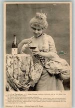 Frau berühren Rokoko Sekt