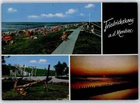 25718 W2228 Friedrichskoog , Dithm - Strand, Anker, Sonnenuntergang
