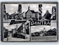 36205 W6443 Sontra - Ortspartie, Teilansicht