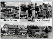 99826 O5905 Mihla - Am Grauen Schloß, An der Werra, Kreispflegeheim Rotes Schloß