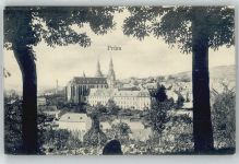 54595 W5540 Prüm - Kirche, Ortsansicht