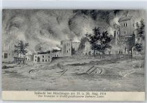 57340 Morhange Mörchingen - Zeichnung (Lochner), Schlacht 1914
