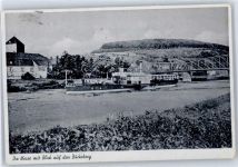 31860 W3254 Emmerthal , Niedersachs - Ortsansicht, Schiffahrt, Wesertal, Bückeberg