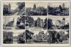 04509 O7270 Delitzsch - Schulen , Stadtpark