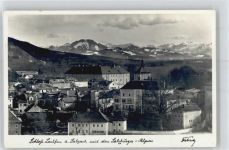 83410 W8229 Laufen , Salzach - Schloß mit dem Salzburger Alpen