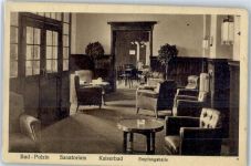 Bad Polzin Polczyn-Zdroj - Innenansicht Sanatorium, Kaiserbad, Empfangshalle