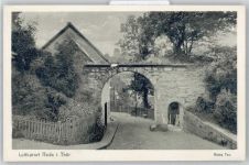 07646 O6540 Stadtroda Gebrauchsspuren Roda: Rotes Tor